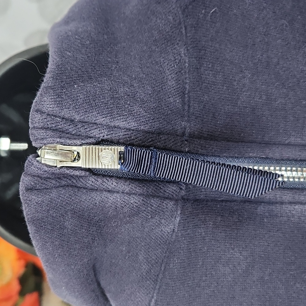 Lululemon Scuba Quarter-Zip Fleece Hoodie | Midnight Navy | Size 2 - Picture 6 of 10